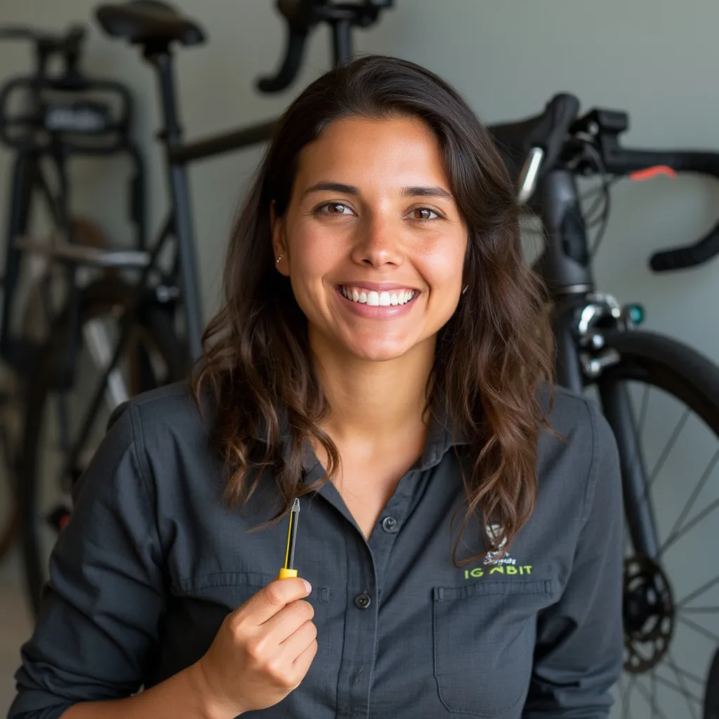 Retrato de Lucía Gómez, Especialista en Bicicletas