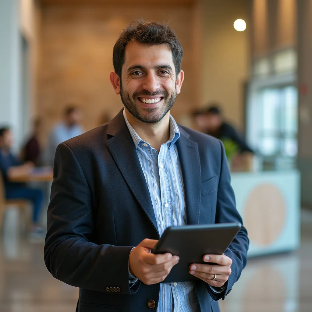 Retrato de Javier Torres, Atención al Cliente